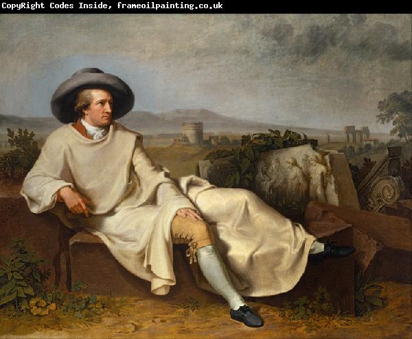 TISCHBEIN, Johann Heinrich Wilhelm Goethe in the Roman Campagna (mk08)